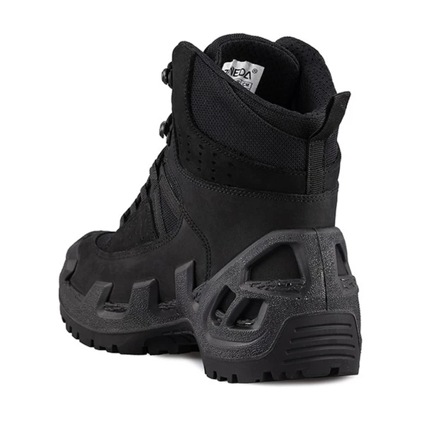 VANEDA1192 V-Clutch Pro Mid On Duty Siyah Nubuk Kısa Dry-Tex Su Geçirmez Soğuğa Karşı Koruma Arazi Outdoor Trekking Botu - 3