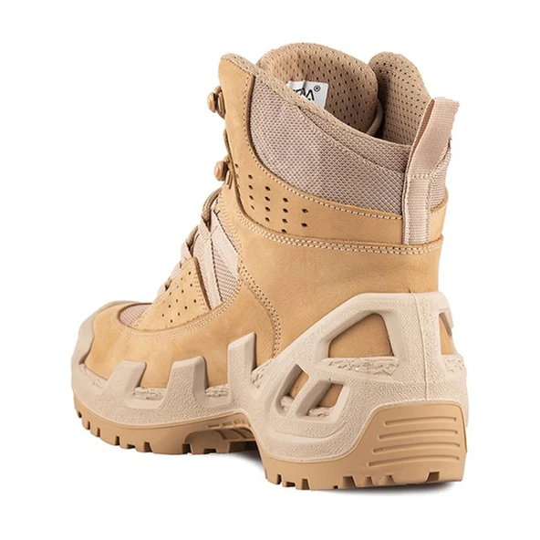 VANEDA1192 V-Clutch Pro Mid On Duty Bej Nubuk Kısa Dry-Tex Su Geçirmez Soğuğa Karşı Koruma Arazi Outdoor Trekking Botu - 3