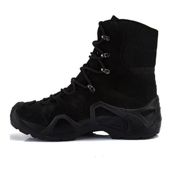 VOGEL 1490 Fermuarsız Siyah Arazi Outdoor Trekking Askeri Botu 4 Mevsim - 1