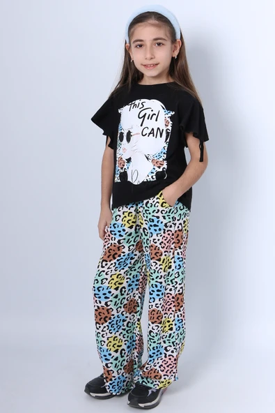 KIZ ÇOCUK YAZLIK İKİLİ TAKIM B22 - Resim 4