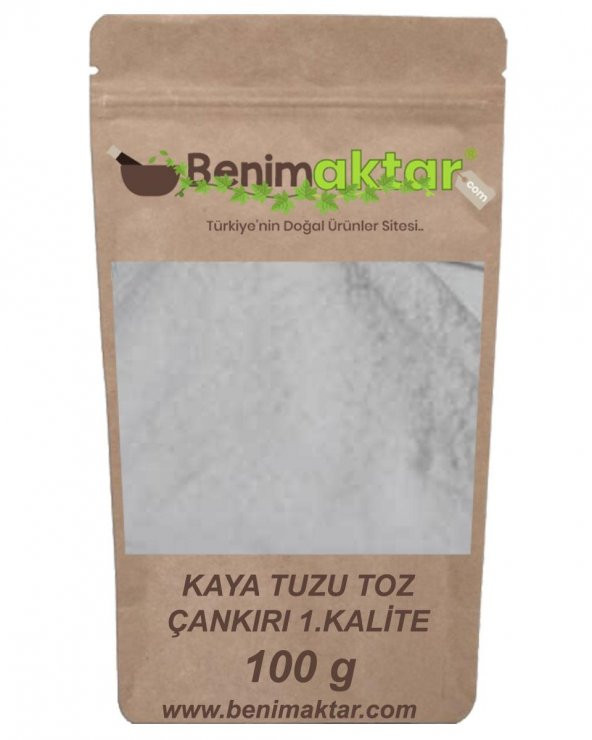 BenimAktar Çankırı Kaya Tuzu Toz 100 Gr