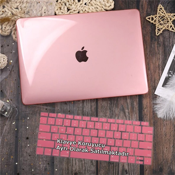 Macbook Air Kılıf 13 inç Parlak Kristal (Eski USB'li Model 2010-2017) A1369 A1466 ile Uyumlu - 10