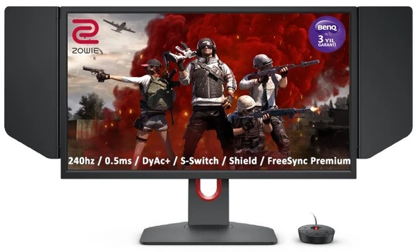 BENQ ZOWIE 24.5 XL2546X 0,5MS 240Hz (3xHDMI+1xDP) FREESYNC DYAC FAST TN + ESPOR OYUNCU MONİTÖR