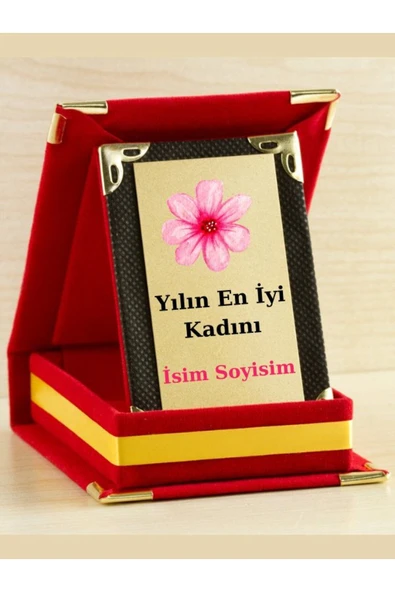 Özcan Tasarım Yılın En İyi Kadını Plaketi - Kadınlar Günü Plaketi ( Mini Plaket ) ürün görseli