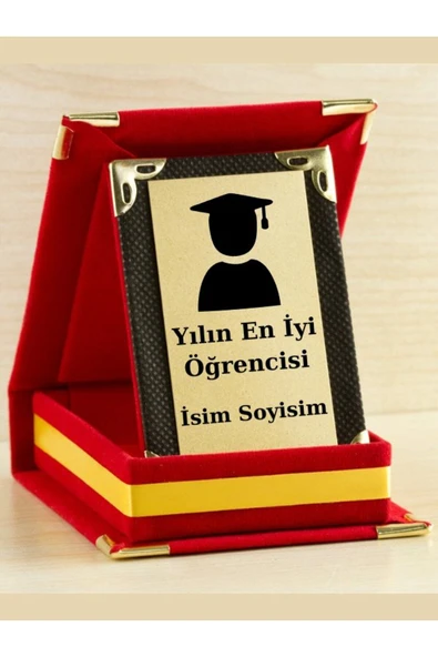 Özcan Tasarım Yılın En İyi Öğrencisi Plaketi - Mezuniyet Plaketi ( Mini Plaket ) ürün görseli