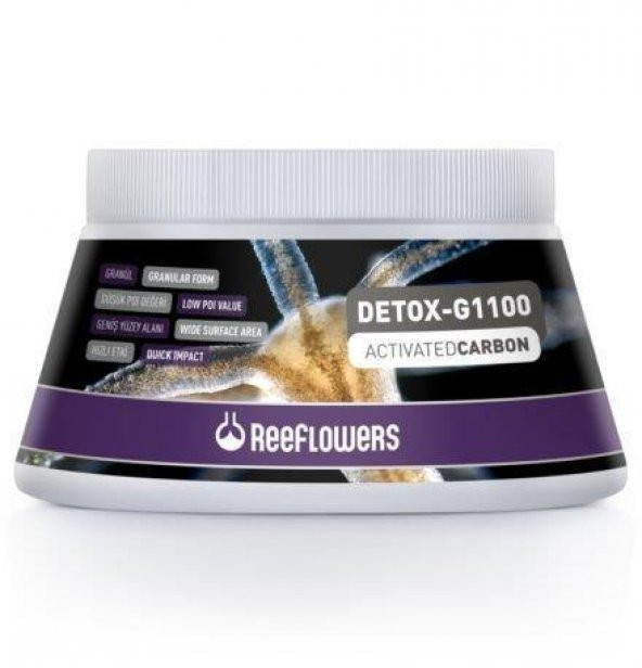 ReeFlowers Detox-g1100 Activated Carbon 350 Gr - 1