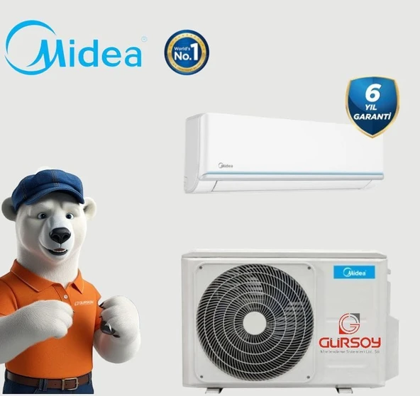 MİDEA 12000 BTU/h  XTREME SAVE R32 İNVERTER DUVAR TİPİ SPLİT KLİMA - 10