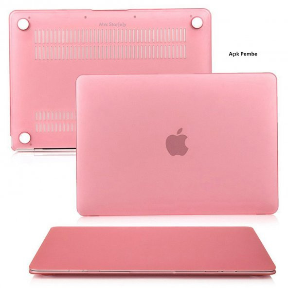 McStorey Macbook Air ile Uyumlu Kılıf HardCase A1932 2018/2019 Mat - 8
