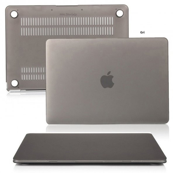 McStorey Macbook Air ile Uyumlu Kılıf HardCase A1932 2018/2019 Mat - 10