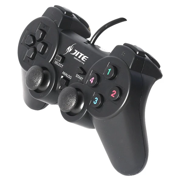 Powermaster USB Game Pad Joystick Oyun Kolu PM-17172 Bilgisayar Pc İçin Oyun Konsolu - Resim 2