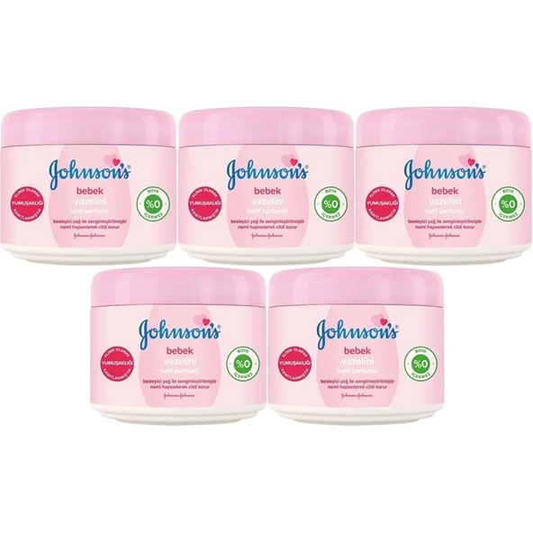 Johnsons Baby Bebek Vazelini Hafif Parfümlü 100ML (5 Li Set) ürün görseli 1