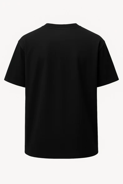 Oversize Oğlak Burcu Capricorn Zodyak Kalpli Unisex Baskılı Tişört - Resim 2