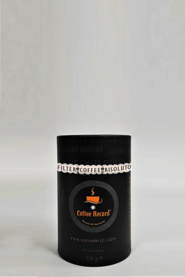 Coffee Record - Fiter Cofee Risoluto 150 gr (sert içim)