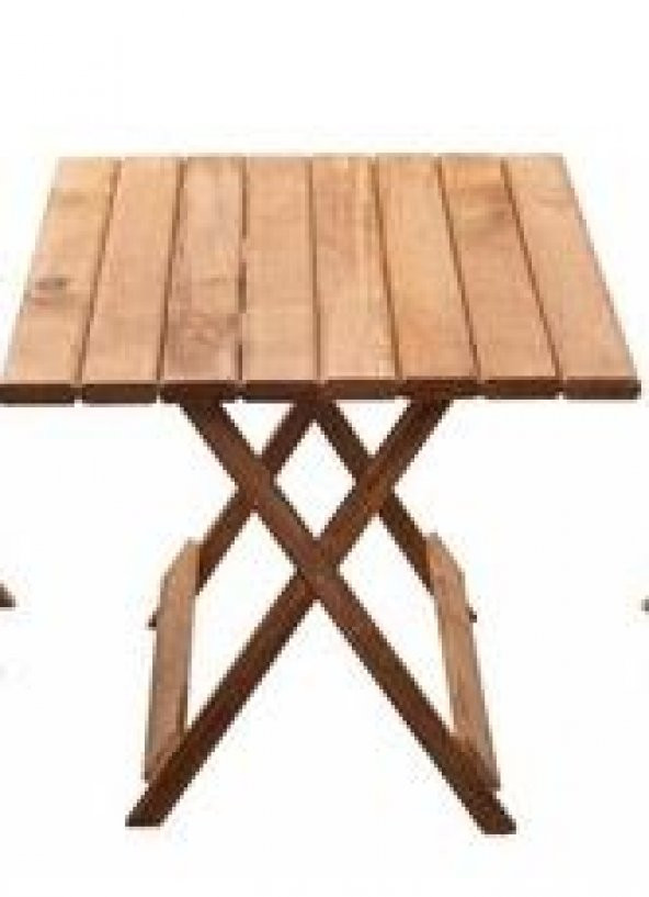 Ahşap Katlanır Masa Piknik Masası Balkon Masası