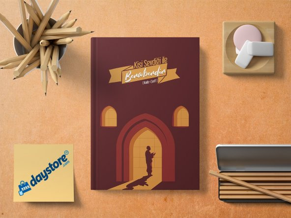 Kişi Sevdiği İle Beraberdir Bordo Kapak Not Defterim