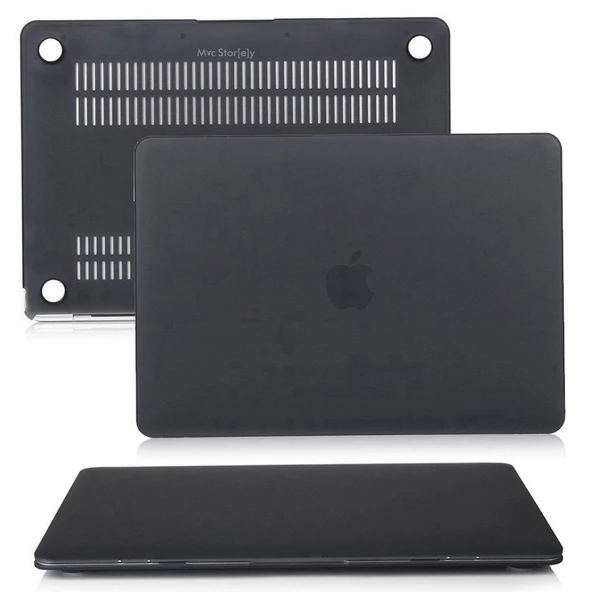 MacBook Pro 15 kılıf A1707 A1990 uyumlu mat sert TPU hard shell ince hafif darbe koruma