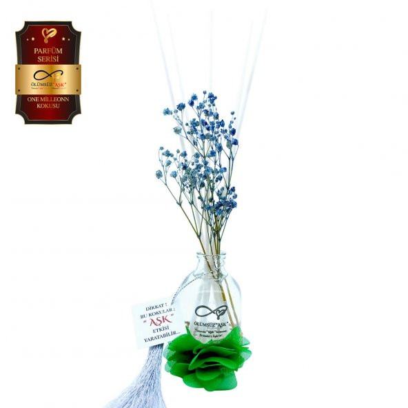 Ölümsüz Aşk Parfüm Serisi Onee Miilleon Kokulu 10 x 50 ml Oval Şişe Bambu Çubuklu Ortam Kokusu