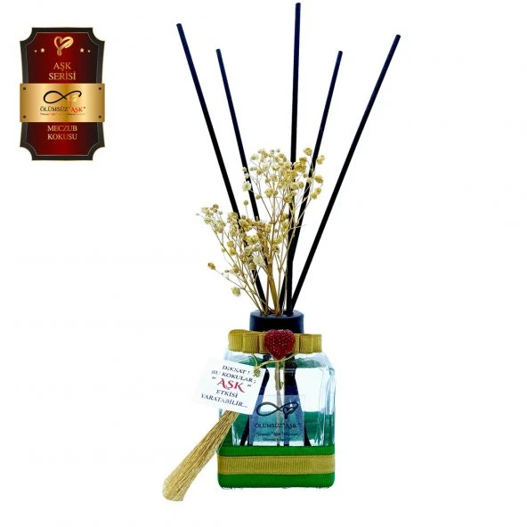 Ölümsüz Aşk Aşk Serisi Meczup Kokulu 10 x 120 ml küp Şişe Bambu Çubuklu Ortam Kokusu ürün görseli 1