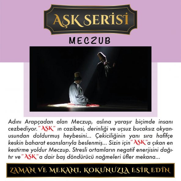 Ölümsüz Aşk Aşk Serisi Meczup Kokulu 3 x 10 ml Üçgen Şişe Oto Kokusu
