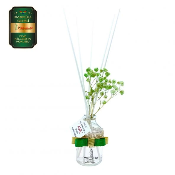 Meczub Parfüm Serisi Onee Miilleon Kokulu 10 x 50 ml Oval Şişe Bambu Çubuklu Ortam Kokusu ürün görseli 1