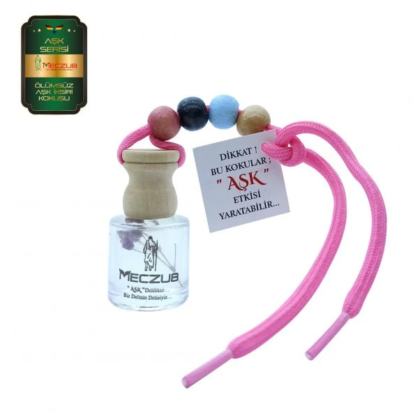 Meczub Aşk Serisi Ölümsüz Aşk İxiri Kokulu 10 x 8 ml Silindir Şişe Oto Kokusu ürün görseli 1