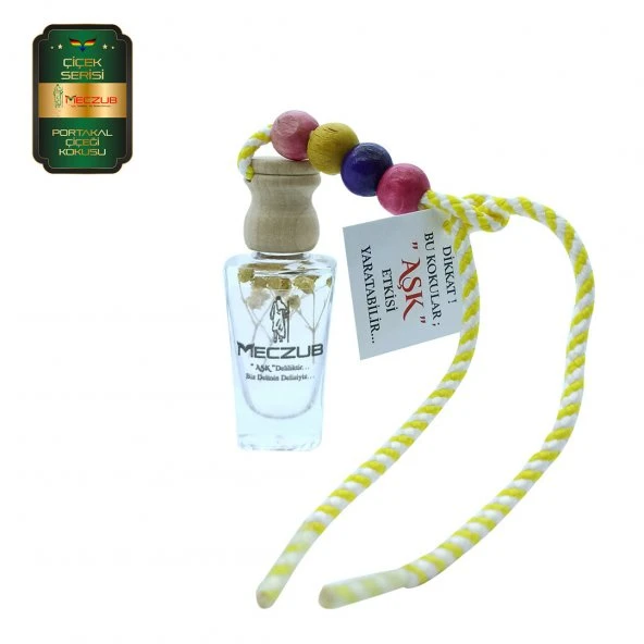 Meczub Çiçek Serisi Portakal Çiçeği Kokulu 10 x 12 ml Heybet Şişe Oto Kokusu ürün görseli 1