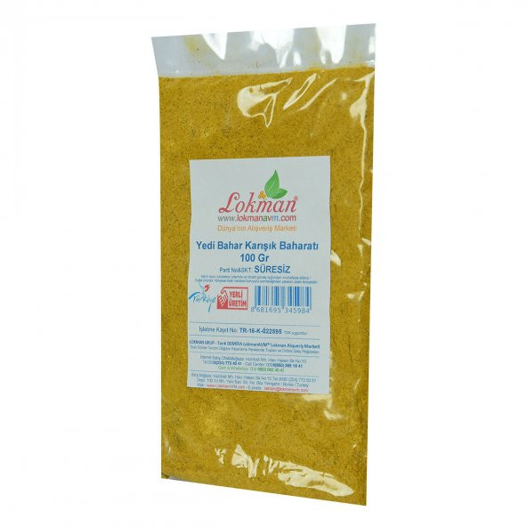 LokmanAVM Yedi Türlü Karışık Baharat 100 Gr Paket - Resim 3