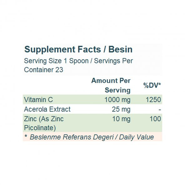 WiseLab Vitamin C 1000mg 30 Bitkisel Kapsül - 3