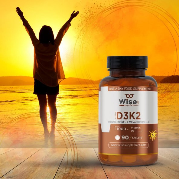 WiseLab Vitamin D3 + K2 90 Tablet - 4