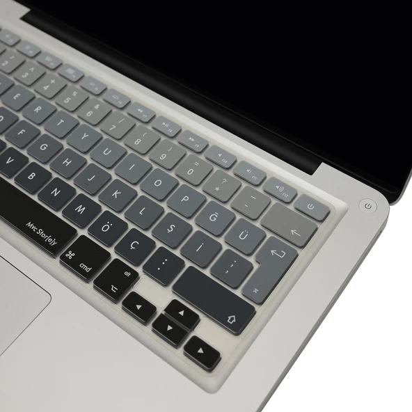 Macbook Air Pro Klavye Koruyucu (Türkçe Q) Ombre (Eski USB’li Model 2008/2017 yılı) ile Uyumlu - 9