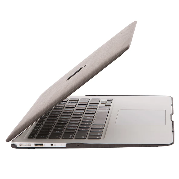 Macbook Air M1 Kılıf 13 inç Wood Ahşap Kılıf (TouchID'li M1 Air) A2337 A2179 A1932 ile Uyumlu - 7