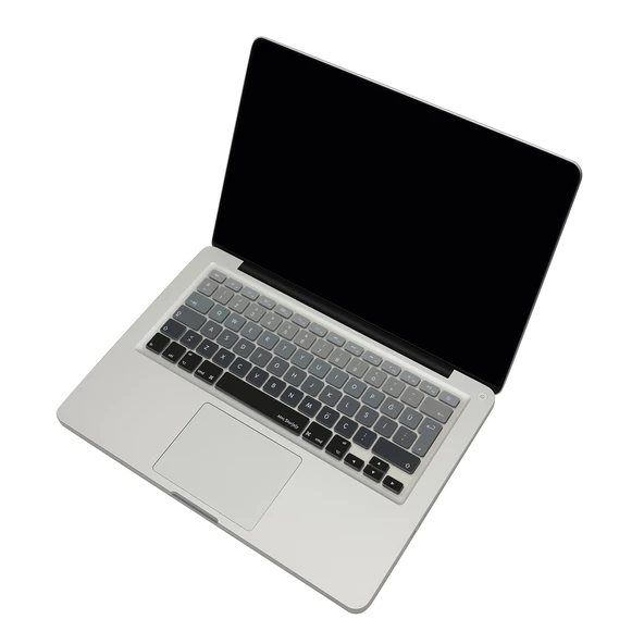 Macbook Air Pro Klavye Koruyucu (Türkçe Q) Ombre (Eski USB’li Model 2008/2017 yılı) ile Uyumlu - 12