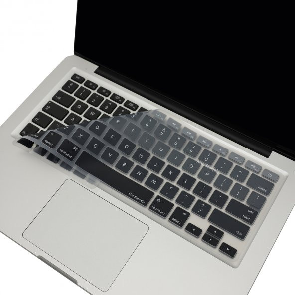 Macbook Air Pro Klavye Koruyucu US(ABD) İngilizce Ombre (Eski USB'li Model 2008-2017) ile Uyumlu