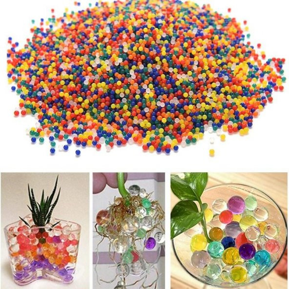ORBEEZ ORBİZ 1000 ADET SU TOPU BONCUK TOP KÜRE MİSKET 9 - 11 MM - 2
