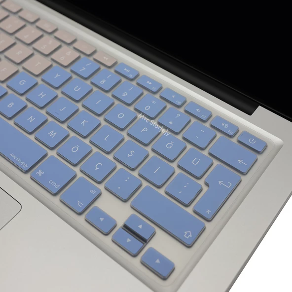 Macbook Air Pro Klavye Koruyucu (Türkçe Q) R.Powder (Eski USB’li Model 2008/2017 yılı) ile Uyumlu R.Powder - 4