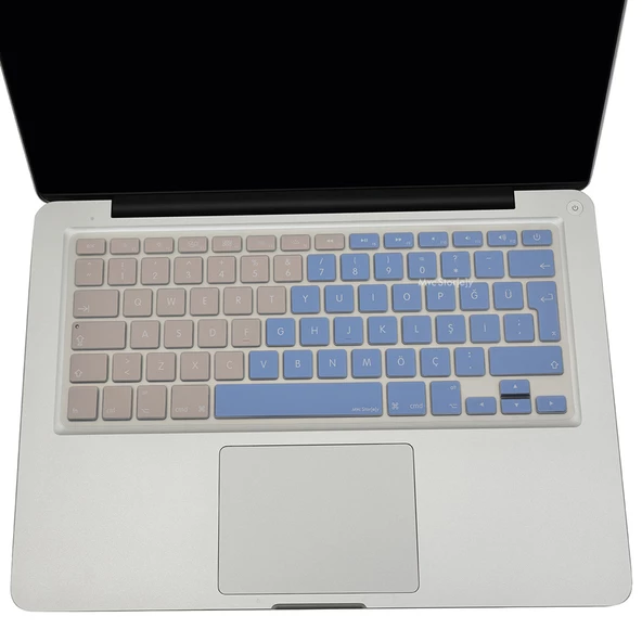 Macbook Air Pro Klavye Koruyucu (Türkçe Q) R.Powder (Eski USB’li Model 2008/2017 yılı) ile Uyumlu R.Powder - 3