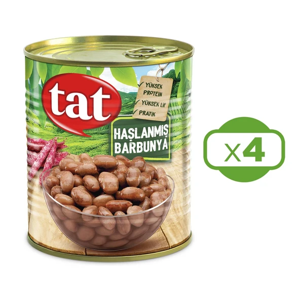 Tat Haşlanmış Barbunya 800 gr x 4 Adet - 2