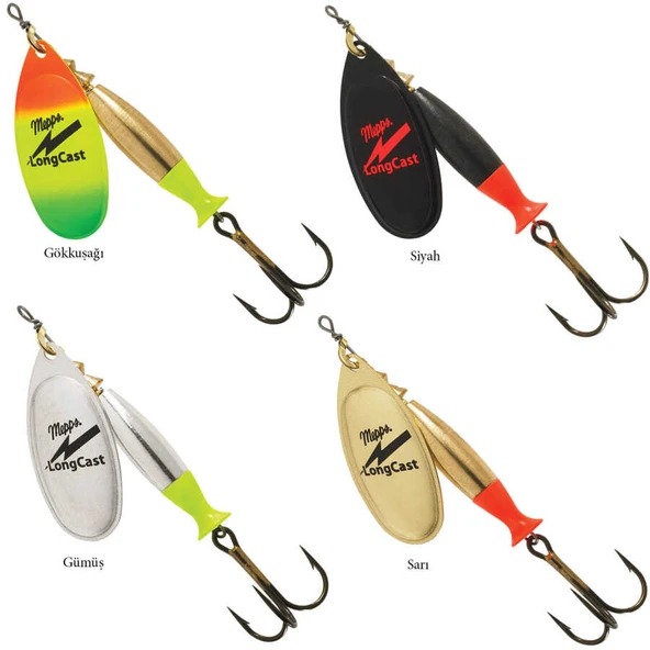 Mepps Long Cast Olta Kaşığı  NO:2 SARI(GOLD) - Resim 2