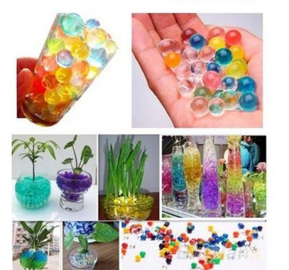 XL BÜYÜK BOY 1000 ADET ŞİŞEN BÜYÜYEN SU MAYMUNU MAYMUNCUĞU TOPU BONCUK TOP KÜRE MİSKET 15-20 MM - 2