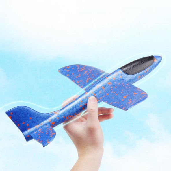 EPP SİLİKONLU KÖPÜK UÇAK Glider Planör Çocuk Eğitici Model Oyuncak - 2