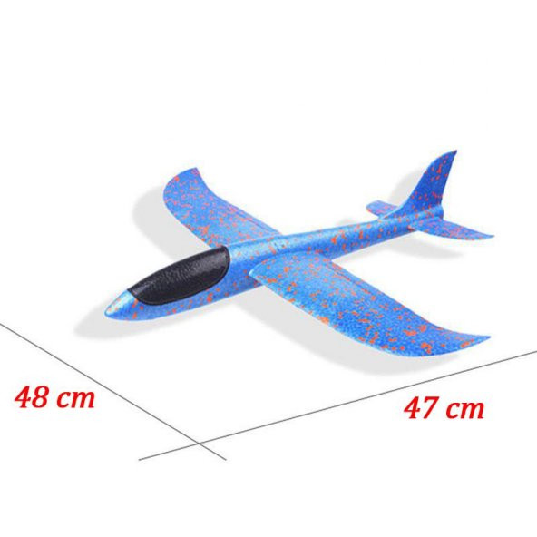 EPP SİLİKONLU KÖPÜK UÇAK Glider Planör Çocuk Eğitici Model Oyuncak - 6