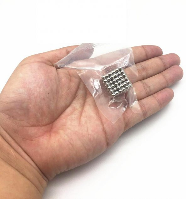 MANYETİK TOPLAR NEODYUM MIKNATIS BİLYE 216 Adet 3 mm BEYAZ - 3