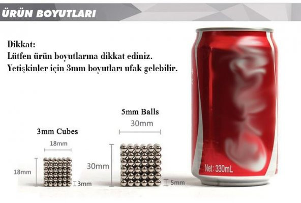 MANYETİK TOPLAR NEODYUM MIKNATIS BİLYE 216 Adet 3 mm BEYAZ - 4
