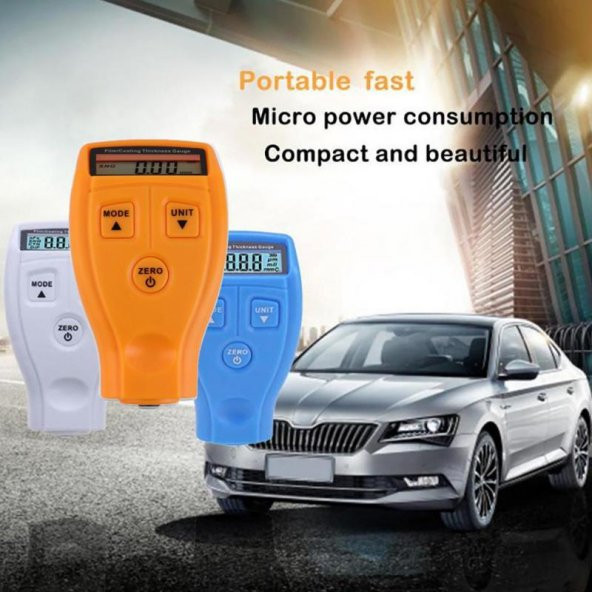 OTO BOYA KAPLAMA KALINLIK ÖLÇER VE KALİBRASYON SETİ PİL HEDİYELİ - 7