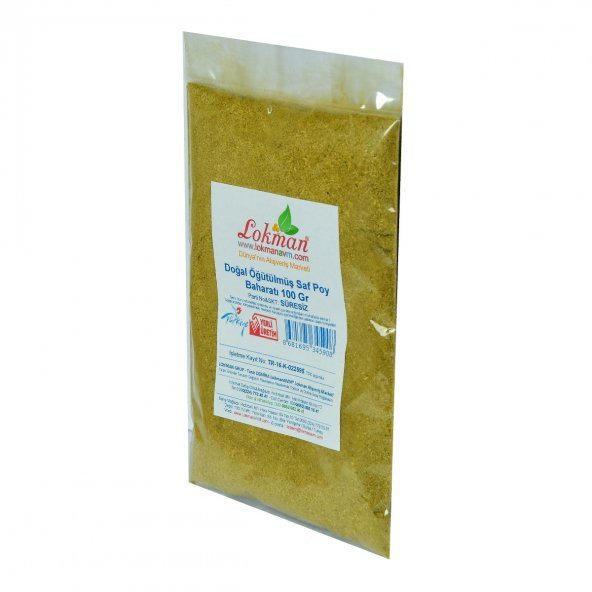 Poy Baharatı Öğütülmüş Saf Doğal 100 Gr Paket - 3