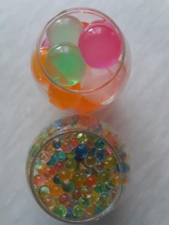 XXL BÜYÜK BOY 50 ADET ŞİŞEN BÜYÜYEN SU MAYMUNU MAYMUNCUĞU TOPU BONCUK TOP KÜRE MİSKET 30-45 MM - 5