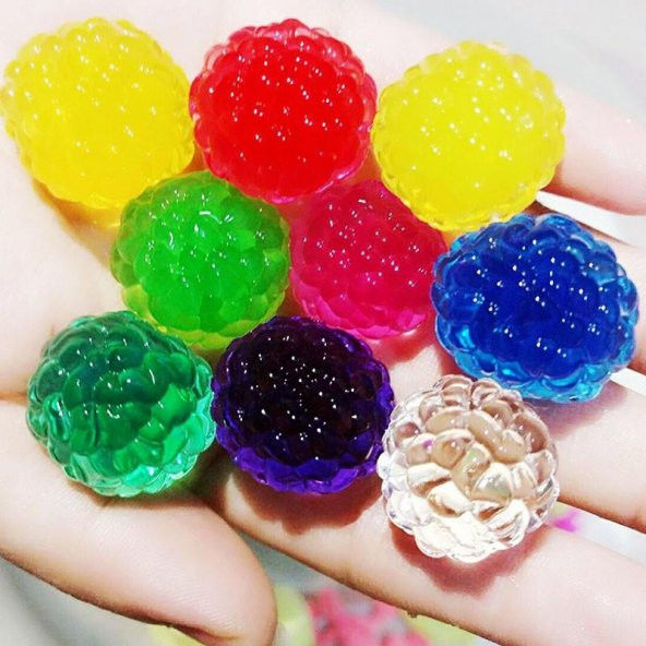 XXL BÜYÜK BOY 20 ADET ŞİŞEN BÜYÜYEN SU MAYMUNU MAYMUNCUĞU TOPU BONCUK TOP KÜRE MİSKET 30-45 MM - 5