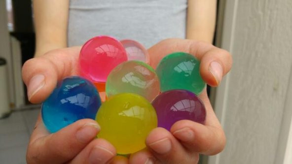 XXL BÜYÜK BOY 50 ADET ŞİŞEN BÜYÜYEN SU MAYMUNU MAYMUNCUĞU TOPU BONCUK TOP KÜRE MİSKET 30-45 MM - 6