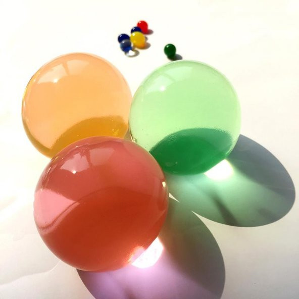 XXL BÜYÜK BOY 50 ADET ŞİŞEN BÜYÜYEN SU MAYMUNU MAYMUNCUĞU TOPU BONCUK TOP KÜRE MİSKET 30-45 MM