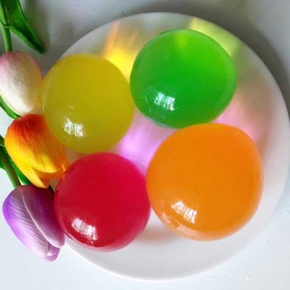 XXXL EN BÜYÜK DEV BOY 20 ADET ŞİŞEN BÜYÜYEN SU MAYMUNU MAYMUNCUĞU TOPU BONCUK TOP KÜRE MİSKET 50-80 MM - 5